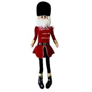 34th & Pine Oversized Nutcracker Soldier Pillow 45in Christmas Viral Tik Tok NEW